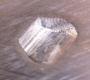 Угловой отражатель - зарубка. Микрофрезерование.