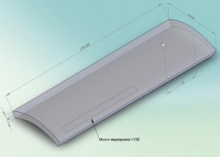 СОП трубный тип 2, с зарубками. Габариты